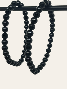 Black Obsidian Crystal Bracelets